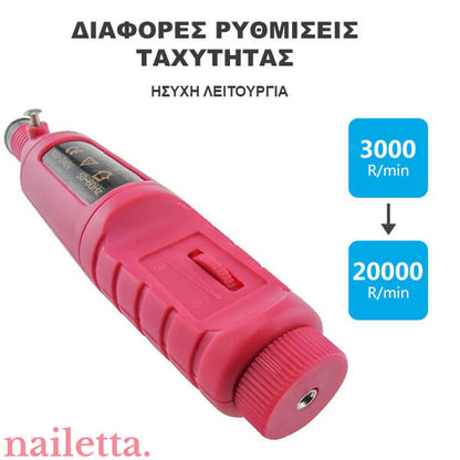 NAILETTA®: ΗΛΕΚΤΡΙΚΌΣ ΤΡΟΧΙΣΤΉΣ ΝΥΧΙΏΝ