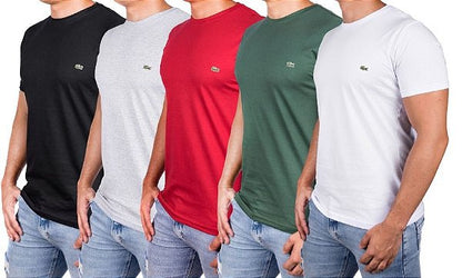 Σετ 5 Βασικών Μπλουζών LACOSTE